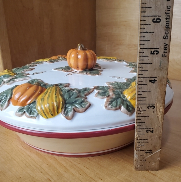 Vntg Baum Bros Style Eyes Pie Keep Collection Pumpkin. Fall Thrift Decor - Picture 10 of 11